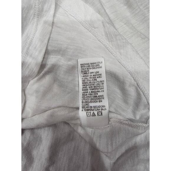 James Perse Raglan Open Henley Tee in Cotton Blend White Size 1 A003274 - Picture 7 of 9